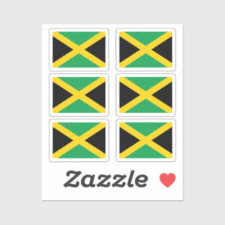 Jamaica Collectie pack van 6 Sticker