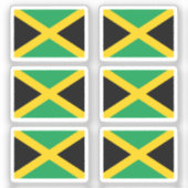 Jamaica Collectie pack van 6 Sticker (Voorkant)