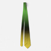 Jamaica Colors Gradient Green & Gold Caribbean Stropdas (Achterkant)