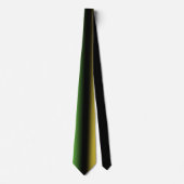 Jamaica Colors Gradient Ombre Green Black & Gold Stropdas (Voorkant)