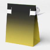 Jamaica Colors Gradient Ombre Green & Gold Bedankdoosjes (Achterkant)