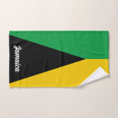 Jamaica Colors Green Black & Gold Jamaican Handdoek (Handdoek)