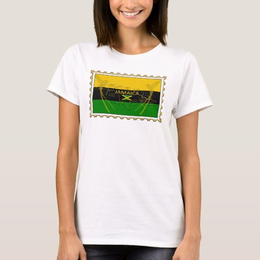 Jamaica Colors Humming Birds Stamp T-Shirt (Voorkant)