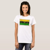 Jamaica Colors Humming Birds Stamp T-Shirt (Voorkant volledig)