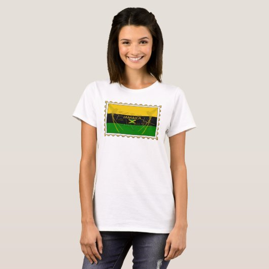Jamaica Colors Humming Birds Stamp T-Shirt (Voorkant volledig)
