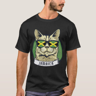 Jamaica Cool Cat in Bril T-shirt