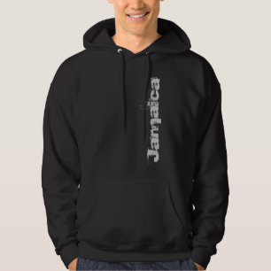 Jamaica - Cool Faded Letters Skater Style Hoodie
