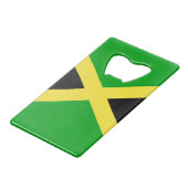 Jamaica Creditkaart Flessenopener (Achterkant Gekanteld)