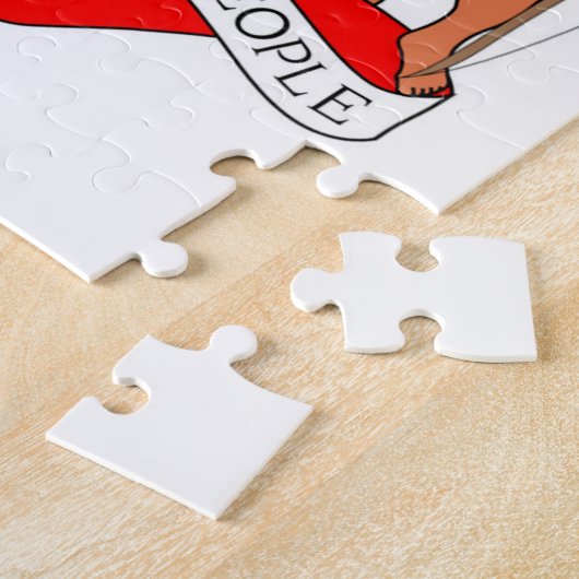 Jamaica Crest of Arms. Legpuzzel (Zijkant)