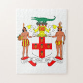 Jamaica Crest of Arms. Legpuzzel (Verticaal)