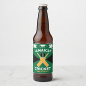 Jamaica Cricket Bier Etiket (Voorkant)