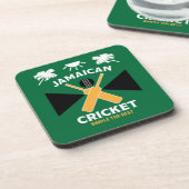 Jamaica Cricket Bier Onderzetter (Linkerzijde)