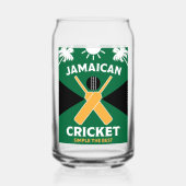 Jamaica Cricket Blikvorm Glas (Achterkant)