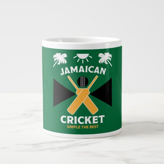 Jamaica Cricket Grote Koffiekop (Voorkant)