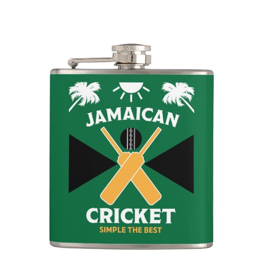 Jamaica Cricket Heupfles (Voorkant)