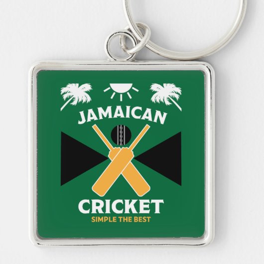Jamaica Cricket Sleutelhanger (Voorkant)