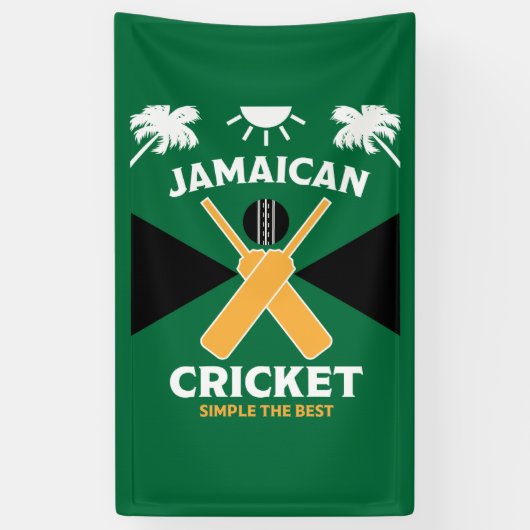 Jamaica Cricket Spandoek (Verticaal)