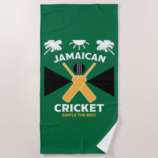 Jamaica Cricket Strandlaken (Voorkant)