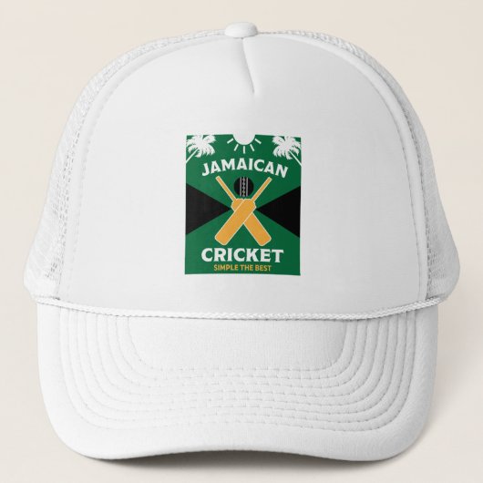 Jamaica Cricket Trucker Pet (Voorkant)