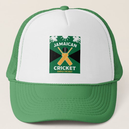 Jamaica Cricket Trucker Pet (Voorkant)