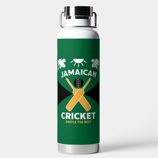 Jamaica Cricket Waterfles (Achterkant)