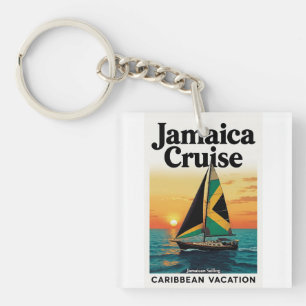 Jamaica Cruise Caraïbische Droom Sleutelhanger