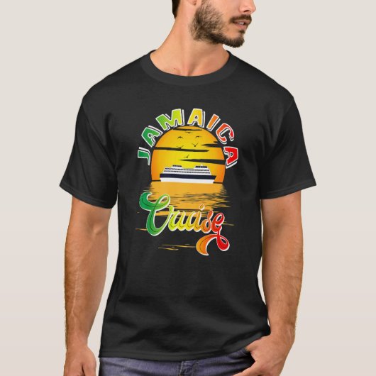 Jamaica Cruise Jamaican Sailing Caribbean Vacation T-shirt (Voorkant)