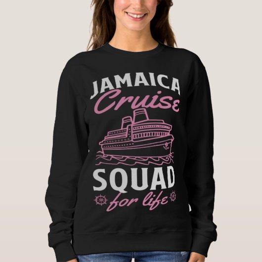 Jamaica Cruise Squad For Life Matching Cruise Ship Trui (Voorkant)
