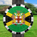 Jamaica Dartboard en Jamaicaanse vlag/spelraad Dartbord<br><div class="desc">Dartboard: Jamaica & Jamaicaanse vlagdonkers,  familieklepjes - hou van mijn land,  zomerspelen,  vakantie,  vaders dag,  verjaardagsfeest,  universiteitsstudenten/sportfans</div>