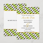 JAMAICA Datum opslaan Trouwfeest Uitnodiging (Voorkant / Achterkant)