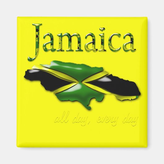 Jamaica De hele dag, elke dag Magneet (Voorkant)