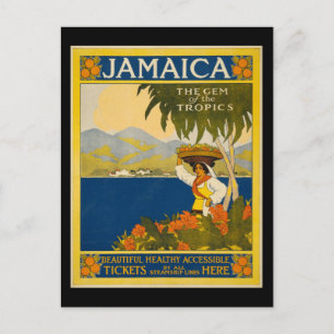 Jamaica de kiem van de tropen briefkaart