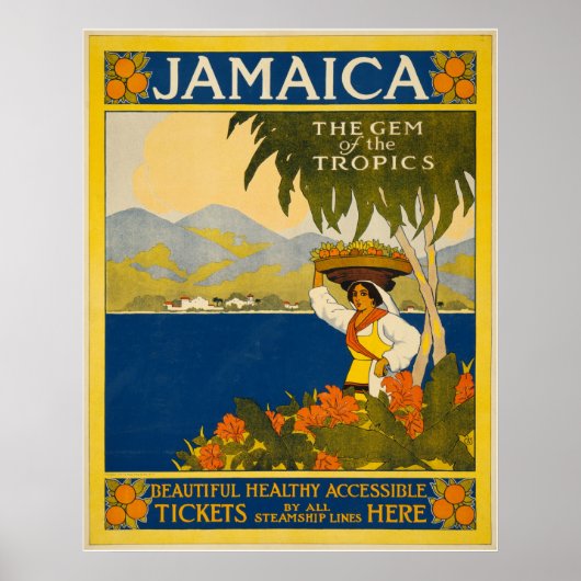 Jamaica de kiem van de tropen poster (Voorkant)