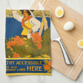 Jamaica, de kiem van de tropen theedoek (Quarter Fold)