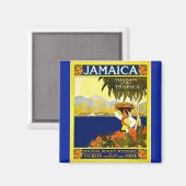  Jamaica De parel van de tropenmagneet Magneet (Voorkant / Achterkant)