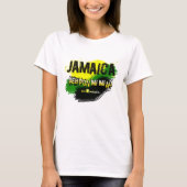 Jamaica Deh Pon Mi Mind Dames T-Shirt (Voorkant)