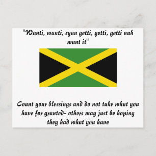 Jamaica design briefkaart