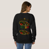 Jamaica design vrouwen T-shirt (Achterkant volledig)