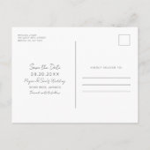Jamaica Destination Beach Wedding Save the Date Aankondigingskaart (Achterkant)