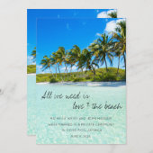 Jamaica Destination Elopement Wedding Notice Kaart (Voorkant / Achterkant)