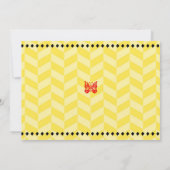 JAMAICA Destination Invitation Metallic Gold Kaart (Achterkant)