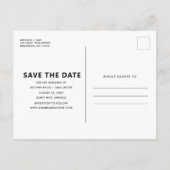 Jamaica Destination Wedding Save the Date Aankondigingskaart (Achterkant)