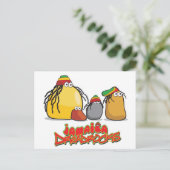 Jamaica DreadRocks Briefkaart (Staand voorkant)