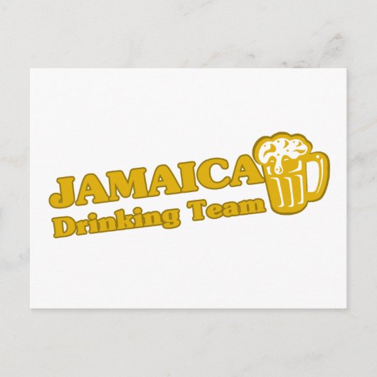 Jamaica Drink team Briefkaart (Voorkant)