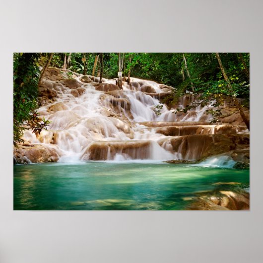 Jamaica Dunn's River Falls Poster (Voorkant)