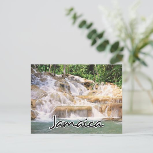 Jamaica Dunn's rivierbedding van de Herfsten Briefkaart (Staand voorkant)