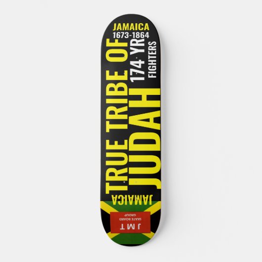 JAMAICA ECHTE STAM VAN JUDA Skateboard (Voorkant)