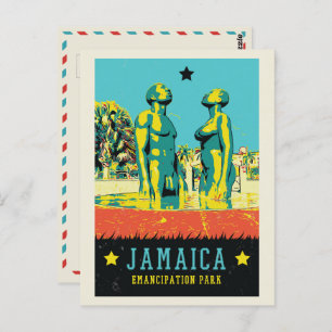 Jamaica, Emancipation Park, Caribische Briefkaart