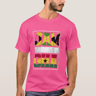 Jamaica en Ghana Mix Heritage Jamaicaanse Ghanese  T-shirt