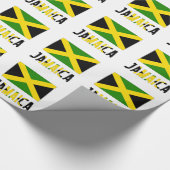 Jamaica en Jamaicaanse vlag Cadeaupapier (Hoek)